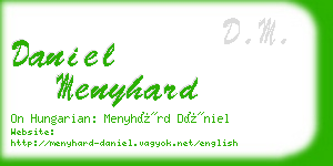 daniel menyhard business card